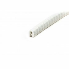 Kantenschutzprofil PVC Klemmbereich 1,0 - 2,5 mm weißgrau 5 m