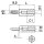 Distanzbolzen schnappbar LPT-Stärke 2,4 mm